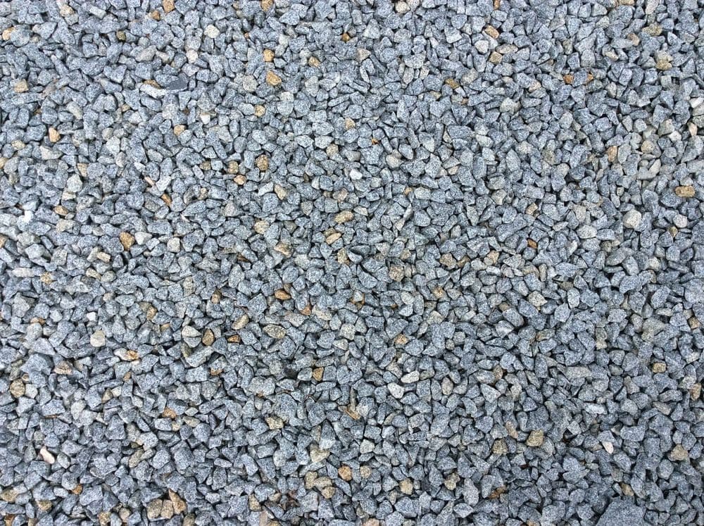 Gray gravel stones texture for landscaping, construction, and home improvement projects.